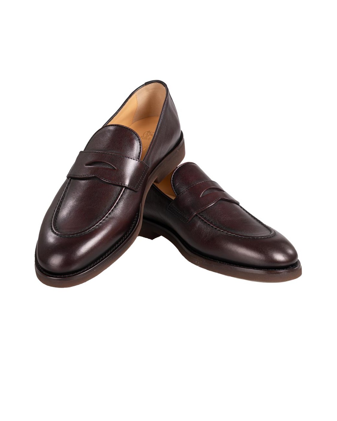 shop BRUNELLO CUCINELLI  Mocassino: Brunello Cucinelli mocassini in pelle.
Fodera in pelle.
Suola in cuoio.
Battistrada in gomma TPU.
Composizione: 100% VERA PELLE.
Made in Italy.. MZUODEE705-C4235 number 860707